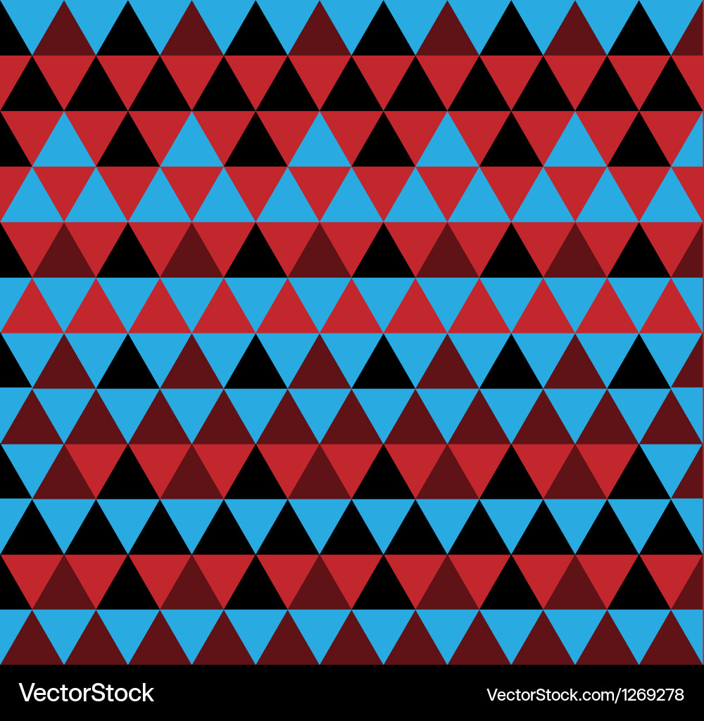 Geometric Triangle Pattern Vector Image
