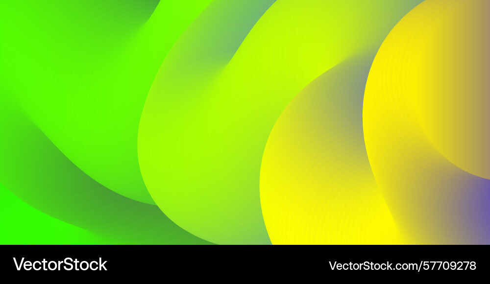 Gradient swirling shape isolated abstract vector image