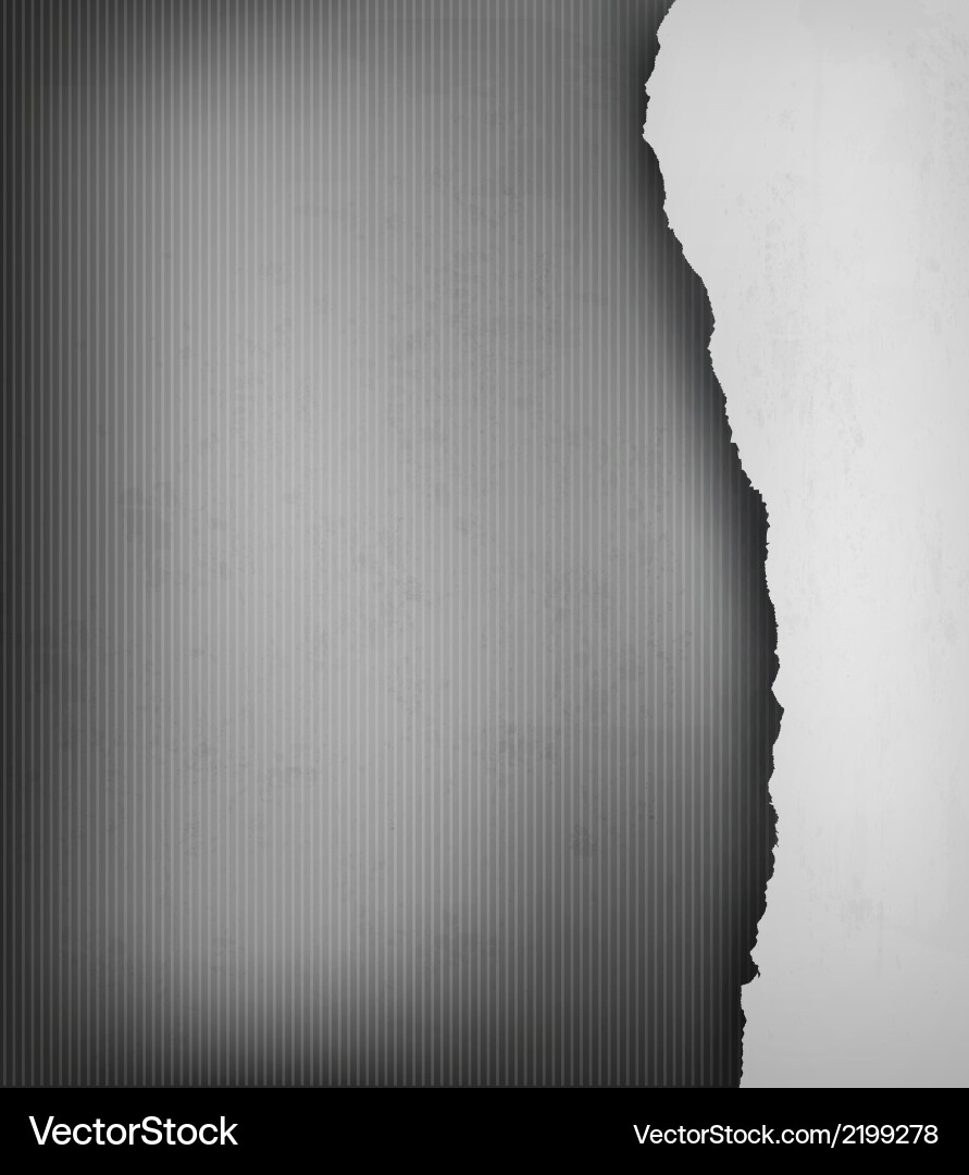Ripped Grey Paper Background Royalty Free Vector Image