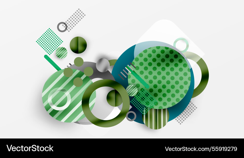 Abstract circle design with overlapping Abstract circle design with overlapping Vector Image