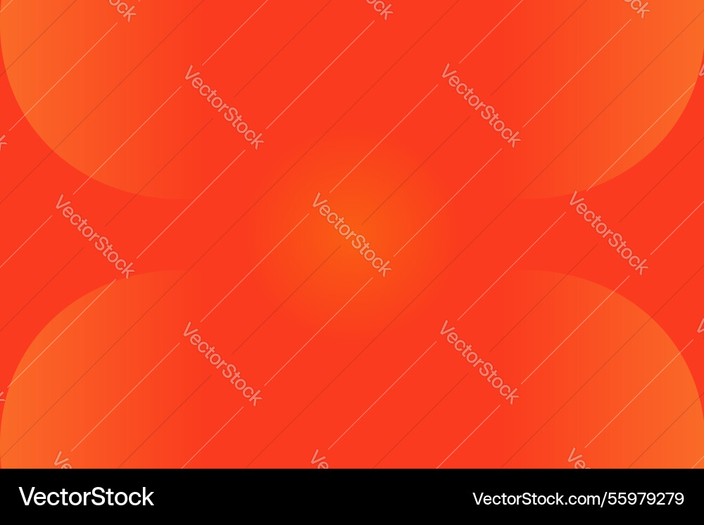 Abstract gradient orange background shape Vector Image