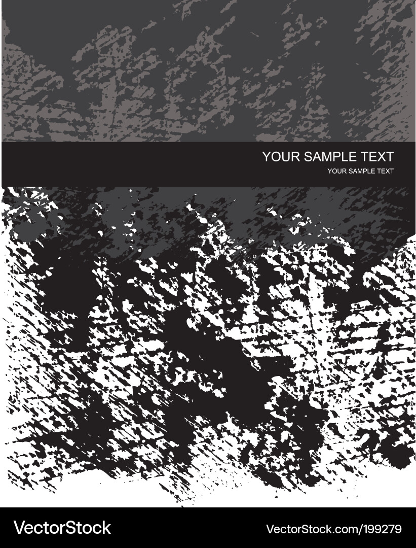 Grunge background vector image
