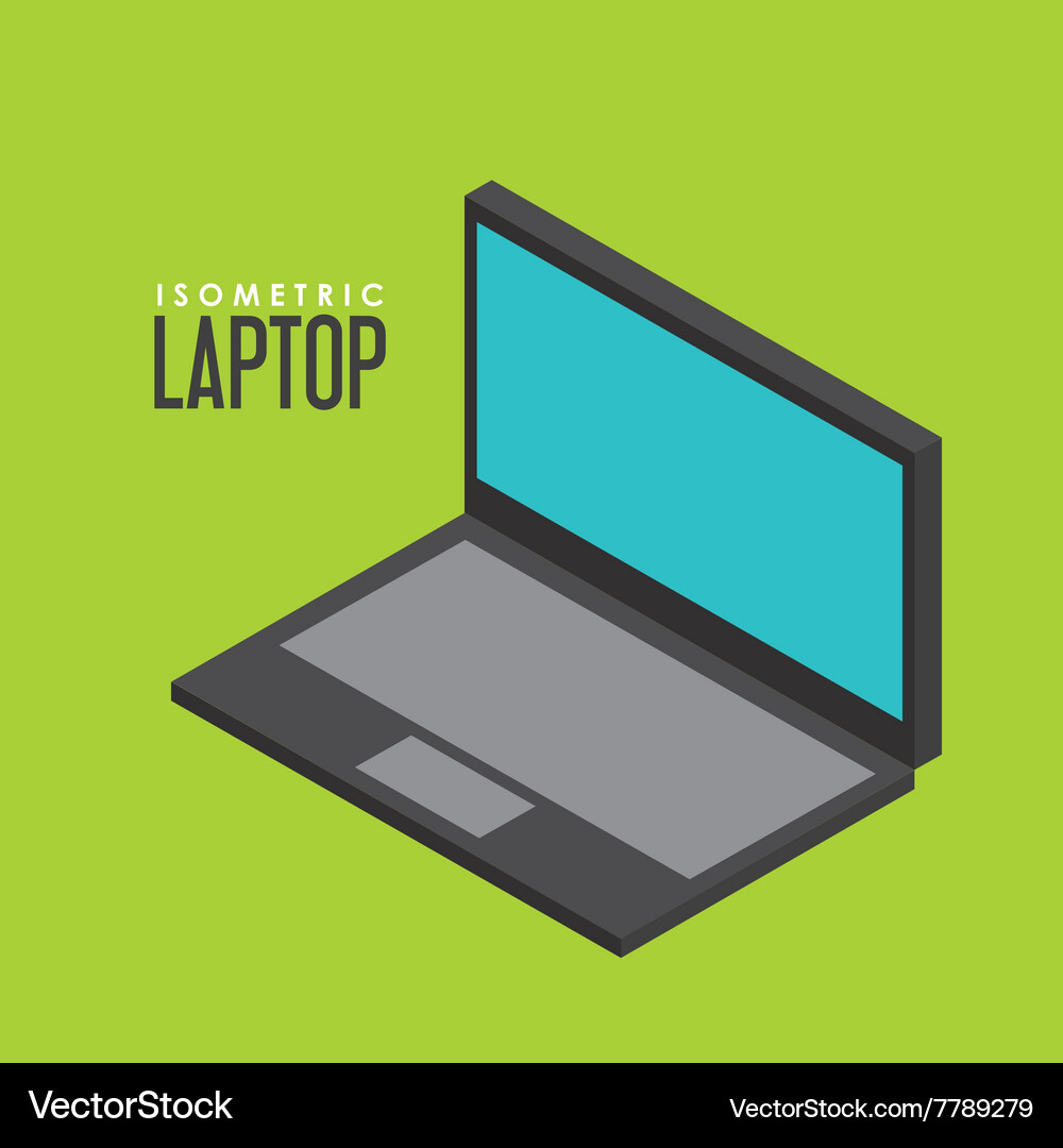 Isometrics objects design Vector Image