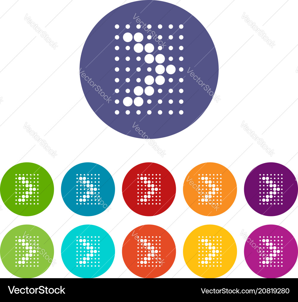 Design-Element mit Punkten Pfeil-Symbol einfach Stil Design-Element mit Punkten Pfeil-Symbol einfach Stil vektorbild
