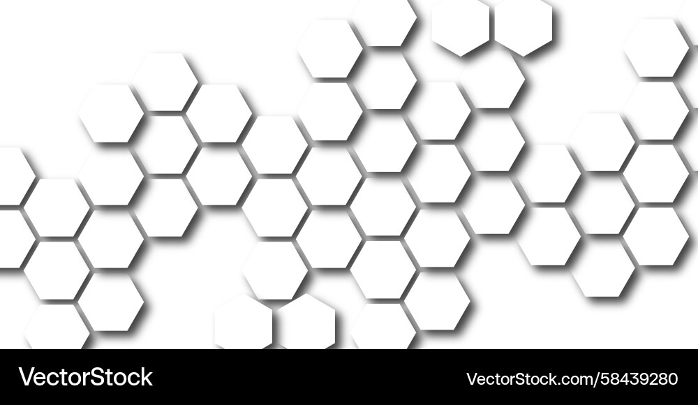 Geometric Hexagon Pattern Vector Image