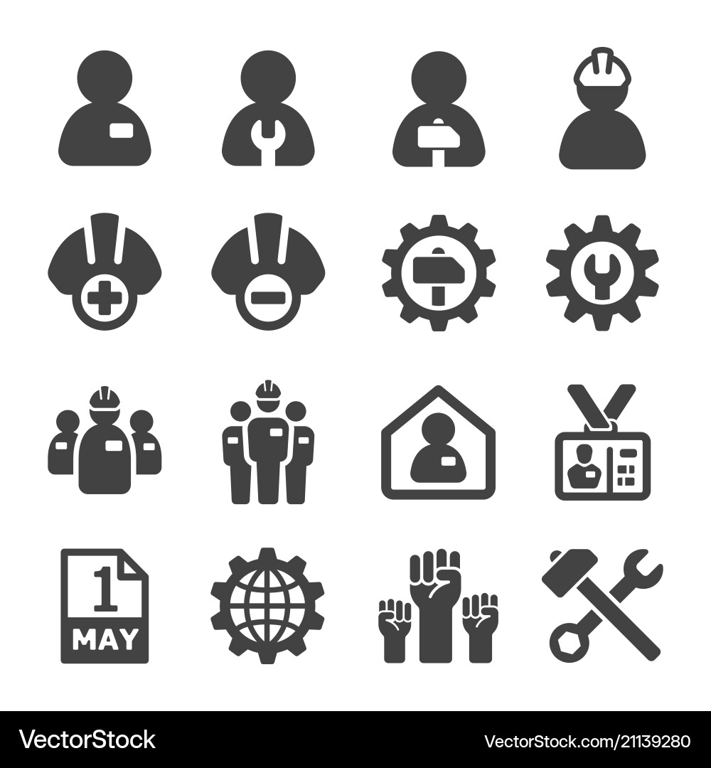 Labour icon Royalty Free Vector Image - VectorStock