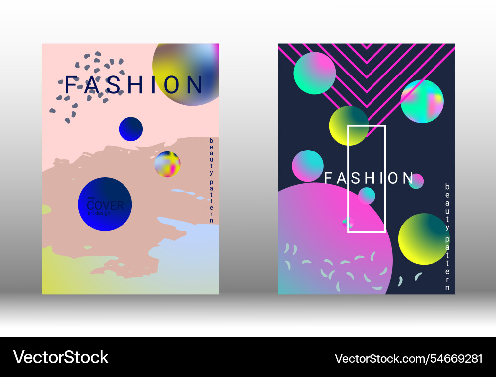 Future futuristic template with abstract forms vector image