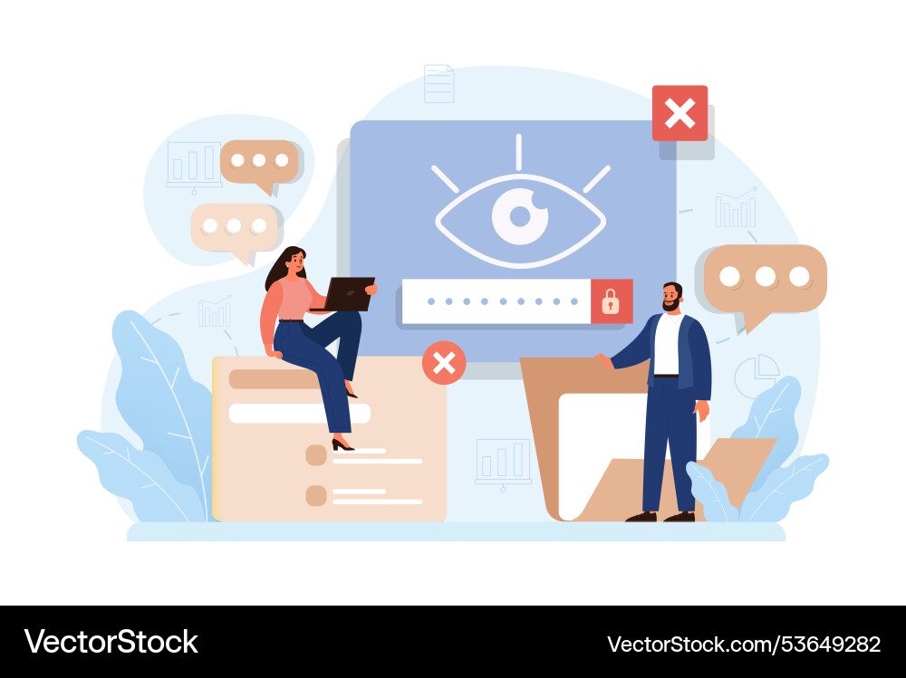 Cyber or web security set artificial intelligence Cyber or web security set artificial intelligence vector image