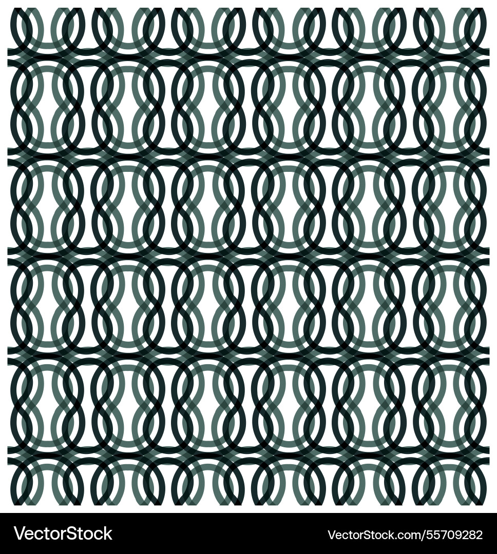 Intertwined circle pattern Intertwined circle pattern vector image