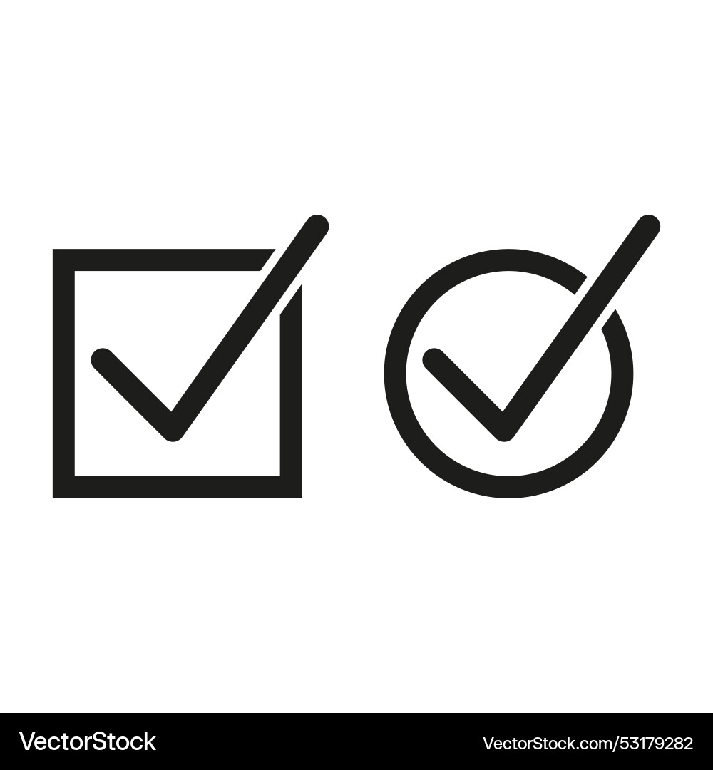 Yes or no validation button icons stock image Yes or no validation button icons stock image vector image