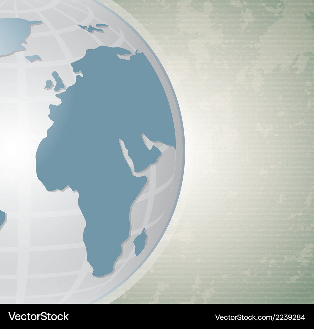 Planet design over pattern background Vector Image