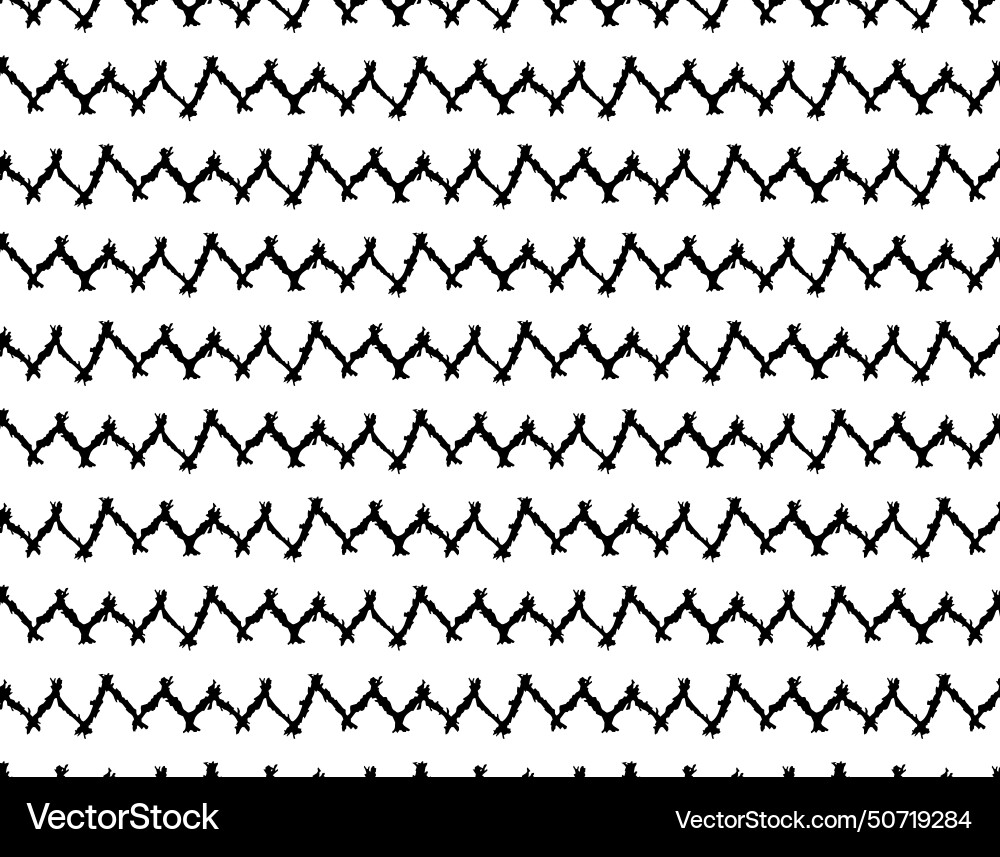 Zig zag seamless pattern in abstract grunge style Zig zag seamless pattern in abstract grunge style vector image
