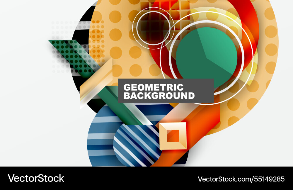 Dynamic complex geometric abstract background Dynamic complex geometric abstract background Vector Image