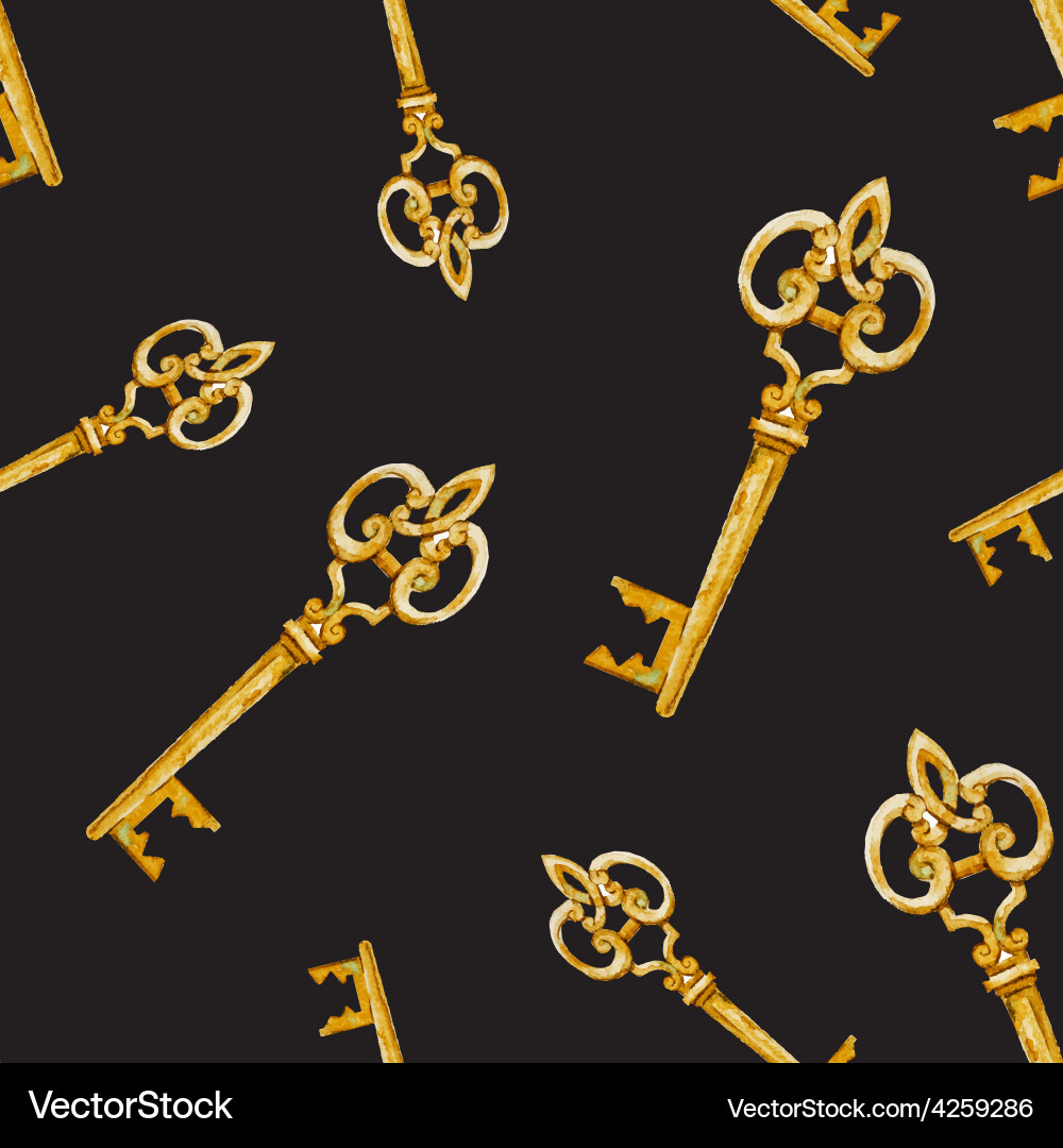Keys pattern vector image
