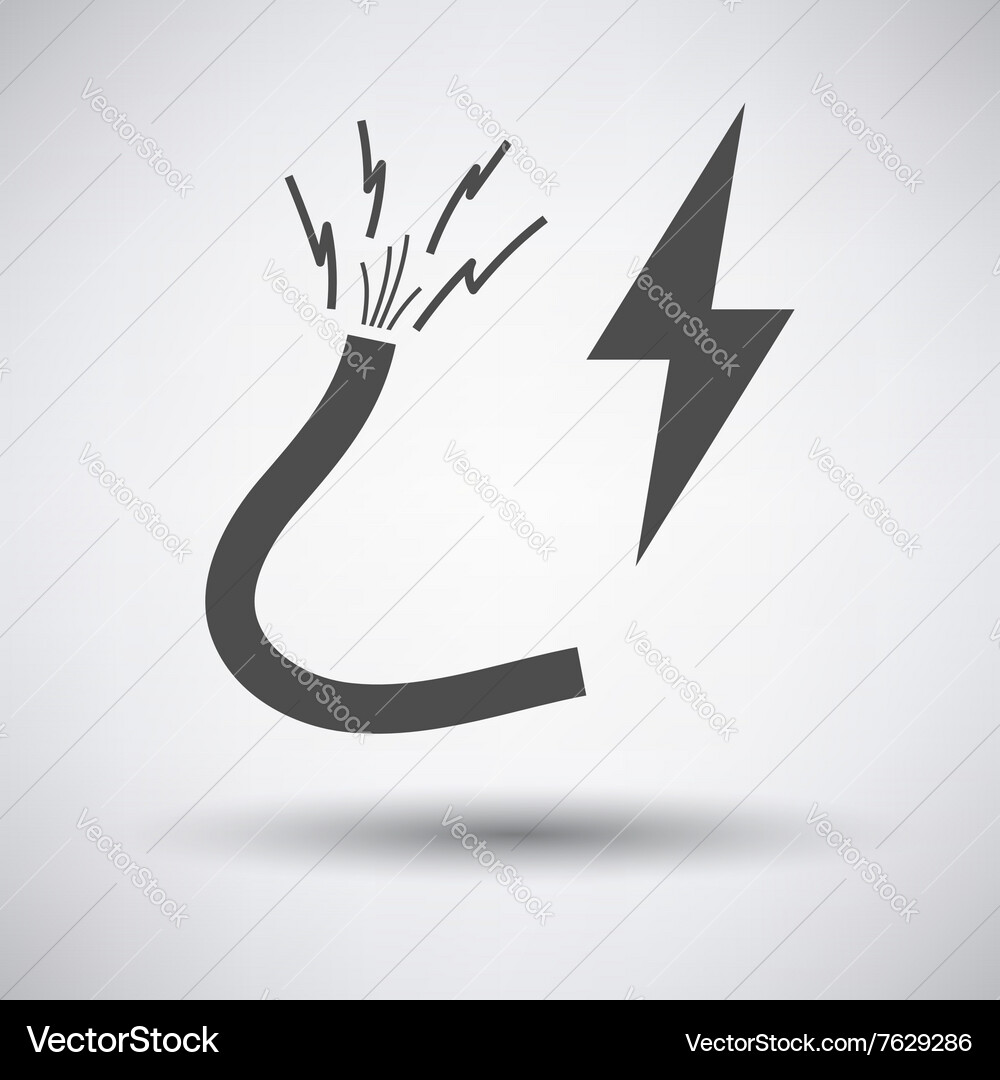 Wire Icon - Network Connection Vector Image