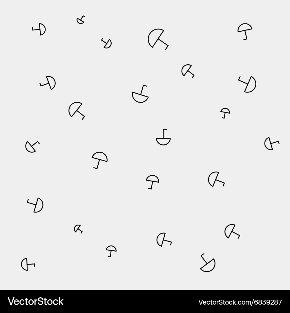 Autumn monochrome simple minimal pattern Vector Image