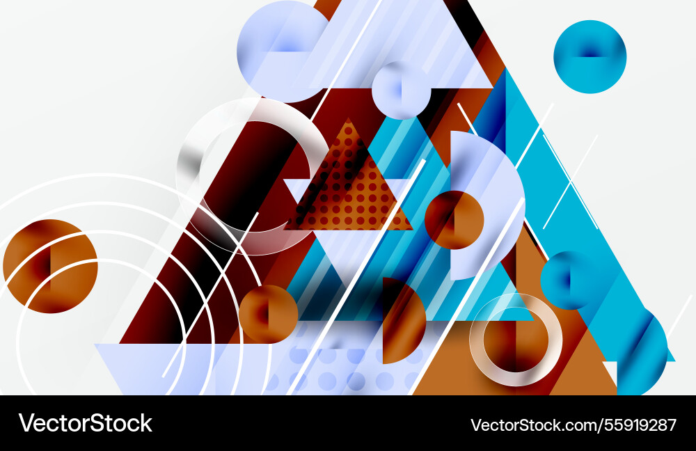 Modern abstract design with overlapping Modern abstract design with overlapping vector image