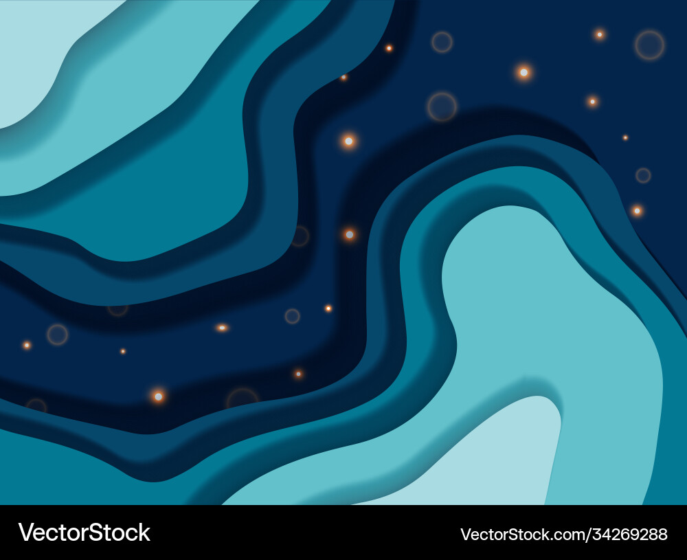 Background with colorful paper cut shape 3d Background with colorful paper cut shape 3d vector image