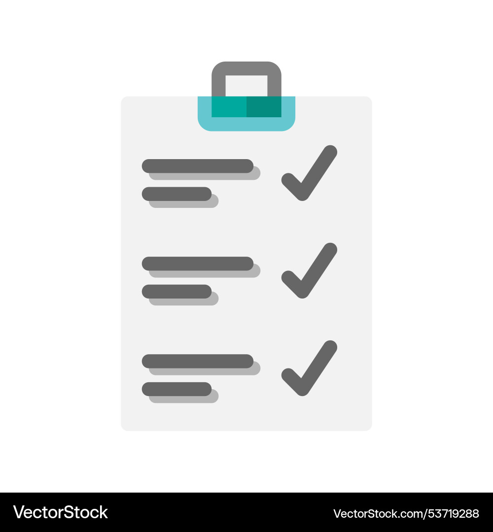 Paper or task icons with flat style suitable Paper or task icons with flat style suitable Vector Image