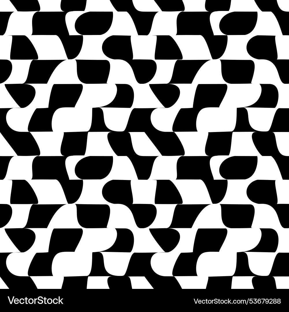 Psychedelic checkerboard pattern Psychedelic checkerboard pattern vector image