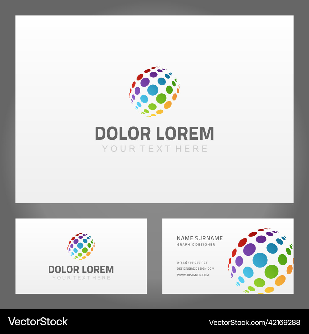Set multicolored Kreisform Punkte Zeile global Set multicolored Kreisform Punkte Zeile global vektorbild