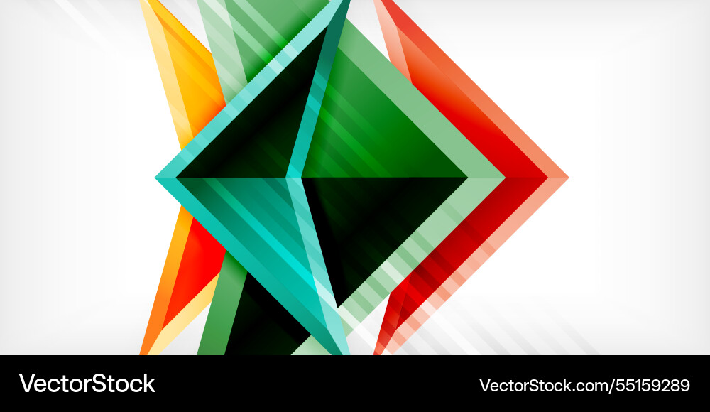 Arrows with 3d effect abstract background Arrows with 3d effect abstract background vector image