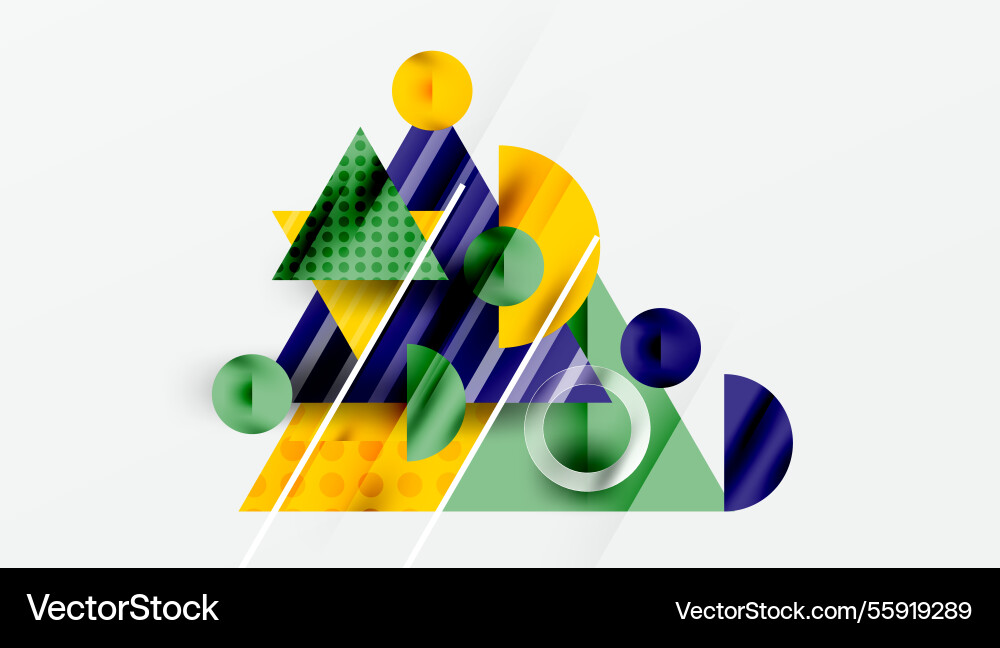 Sleek abstract background - layered triangles Sleek abstract background - layered triangles Vector Image