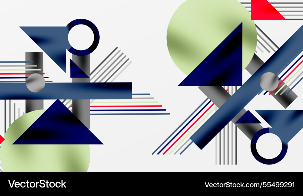 Geometric background showcasing sharp lines Geometric background showcasing sharp lines Vector Image