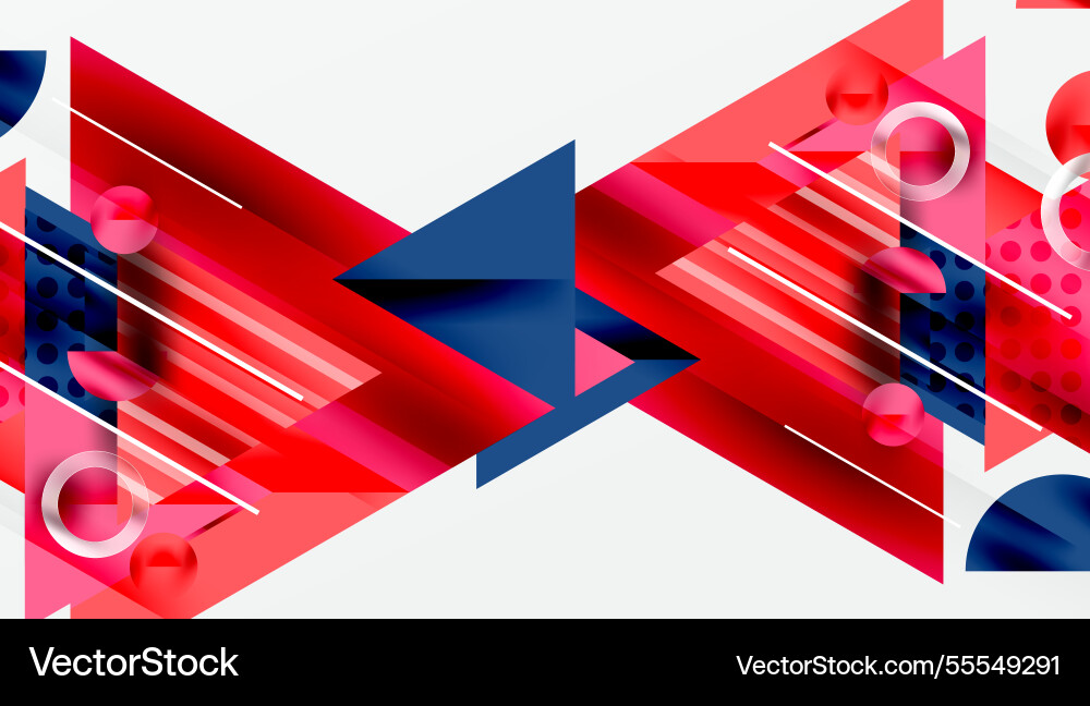 Modern abstract design with overlapping Vector Image