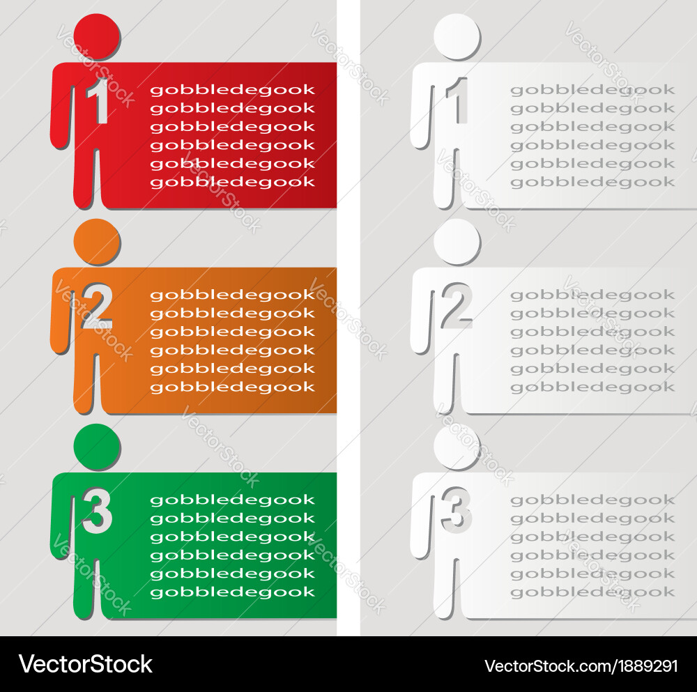 Progress steps background Vector Image