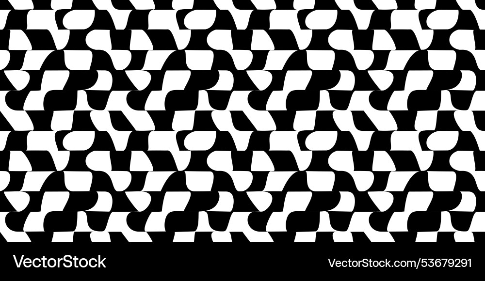 Psychedelic checkerboard pattern Vector Image