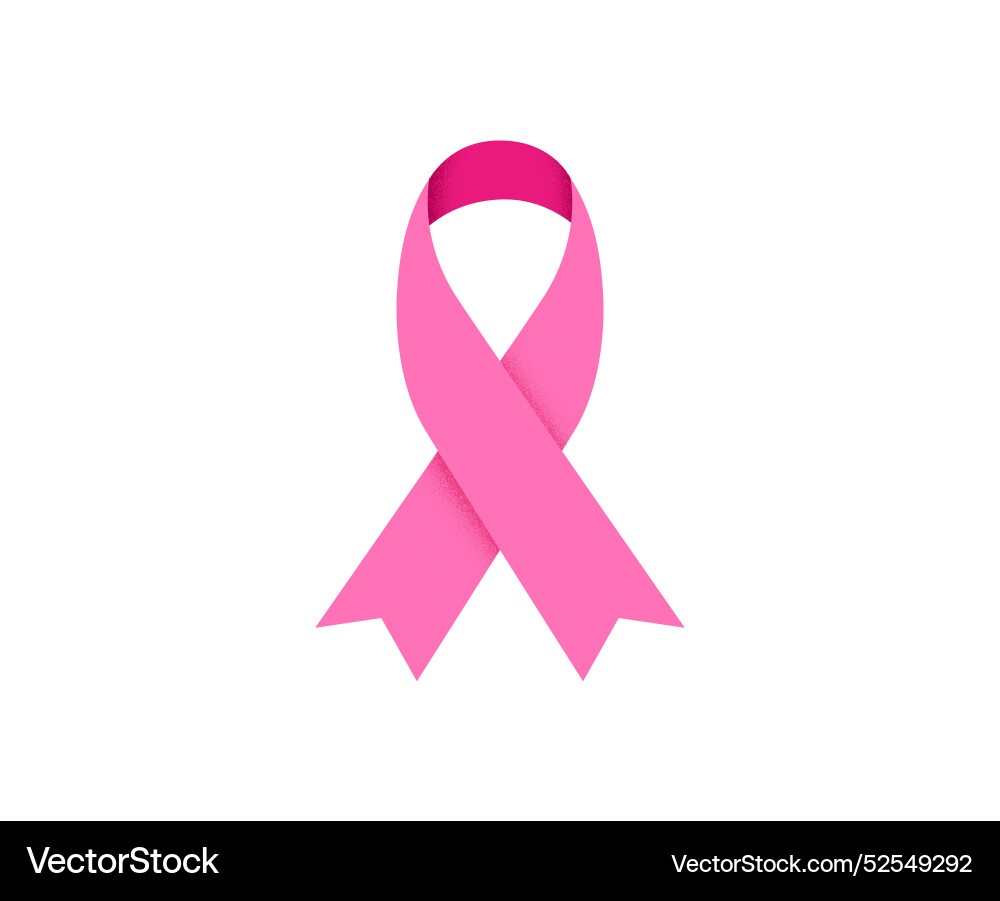 Breast Cancer Awareness Pink Ribbon vector image