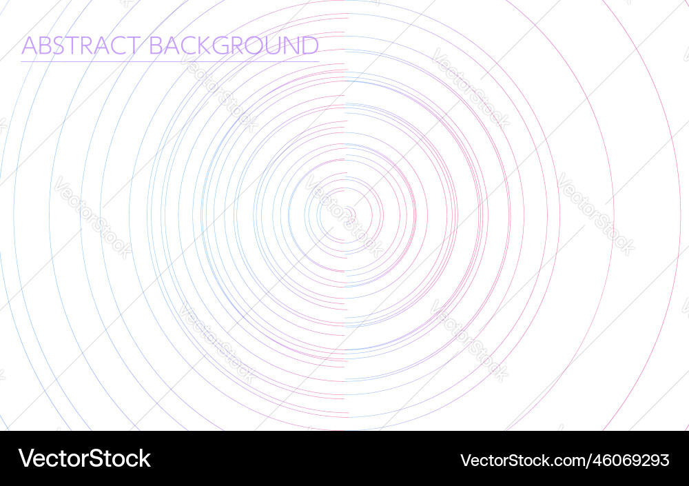 Abstract background with concentric circles pink Abstract background with concentric circles pink vector image
