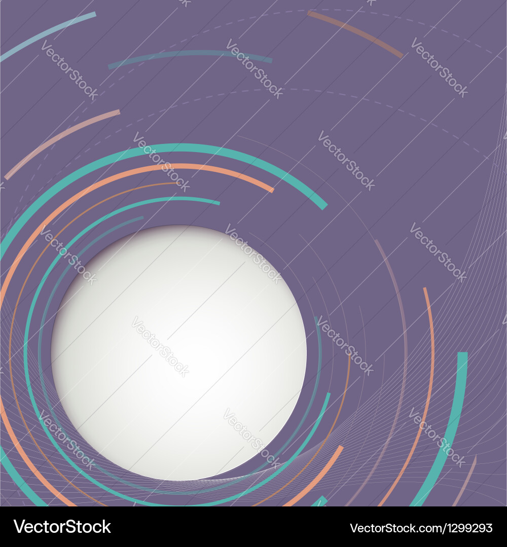 Abstract Circular Background Vector Image