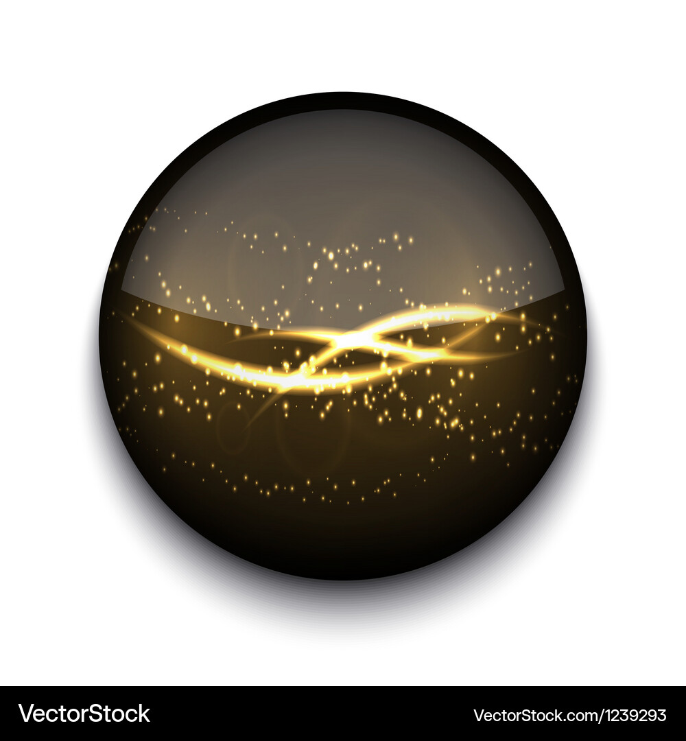 Abstract illuminated app icon Vector Image