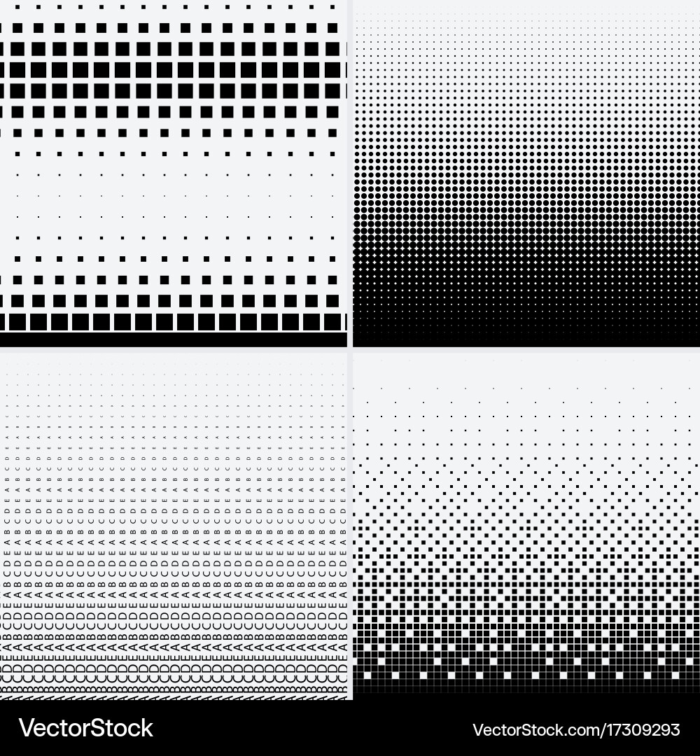Halftone Dot Pattern Vector Image