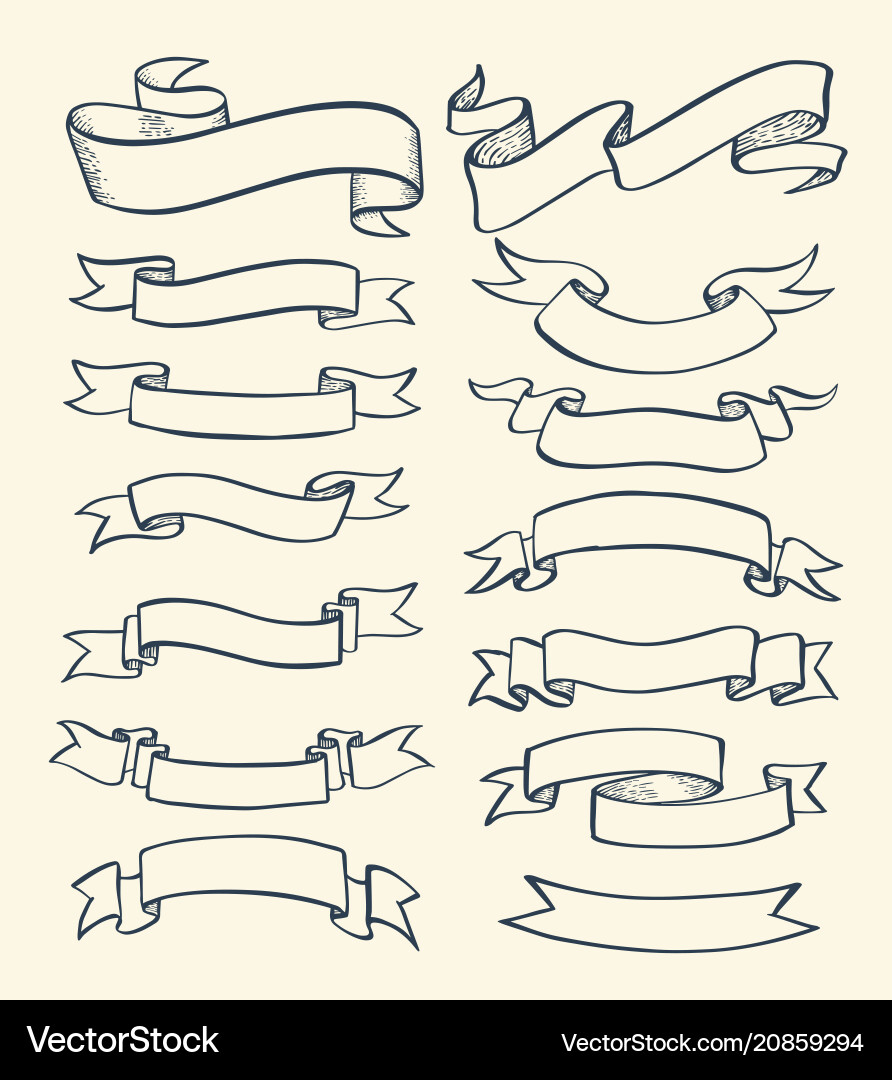 Ribbon Outline Vector Images (over 82,000)