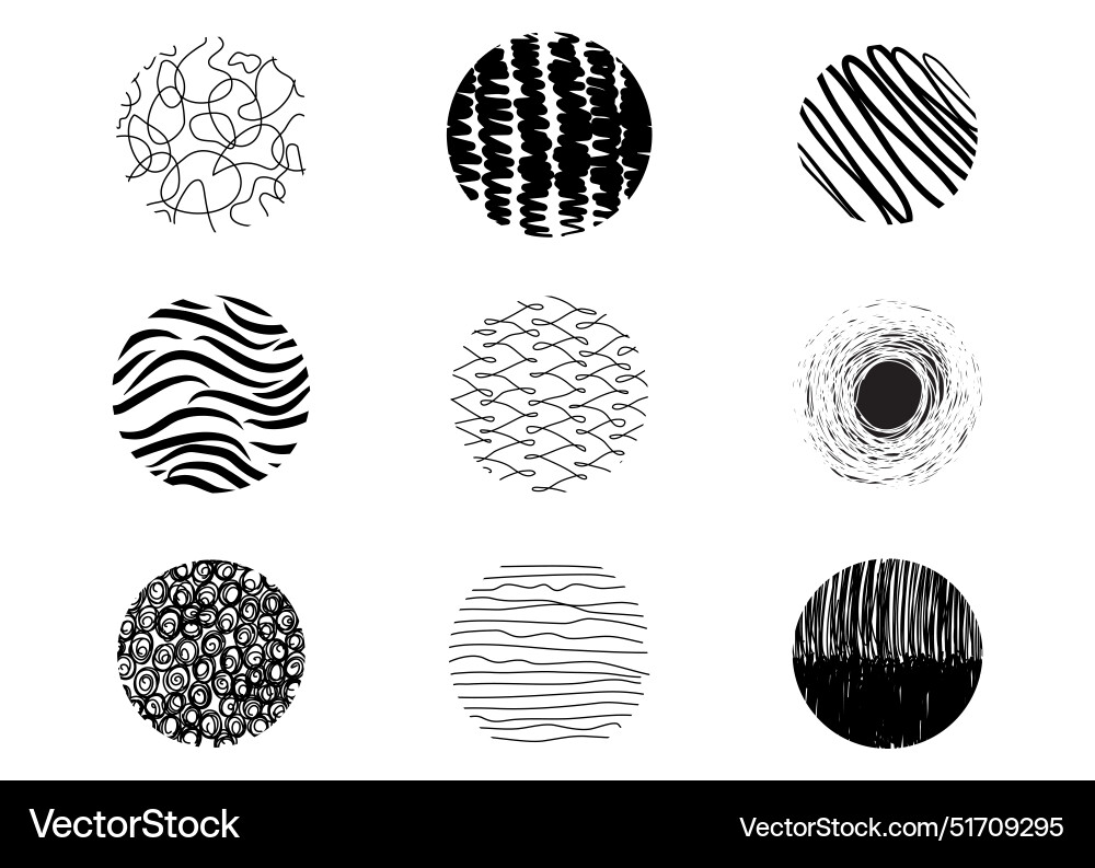Abstract circle round shape texture backgrounds Vector Image