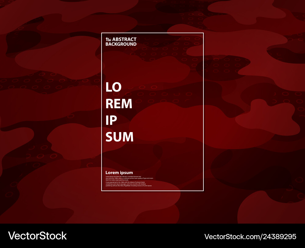 Abstract design shape pattern scarlet color Abstract design shape pattern scarlet color vector image