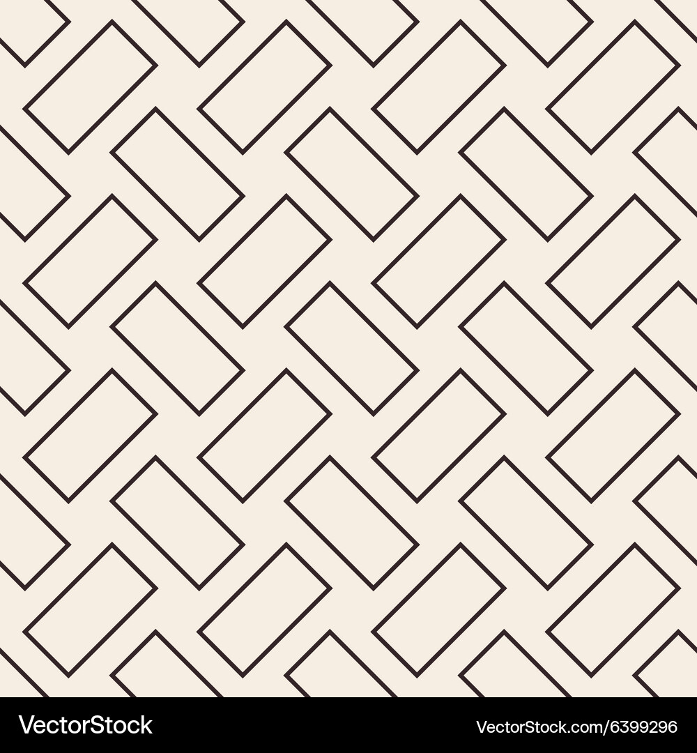 Cobbles grid stripped seamless pattern Vector Image