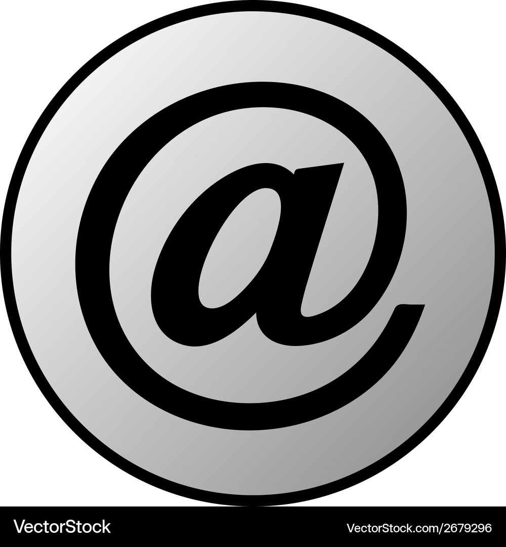 Email button Vector Image