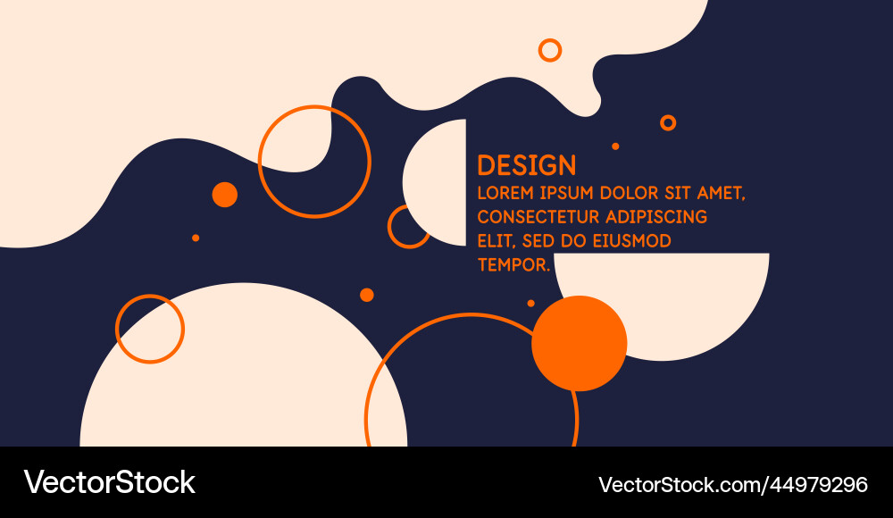 Modern backgrounds with abstract elements vector image