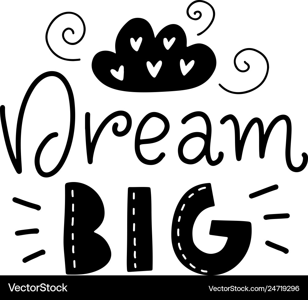 Typography motivational poster Royalty Free Vector Image