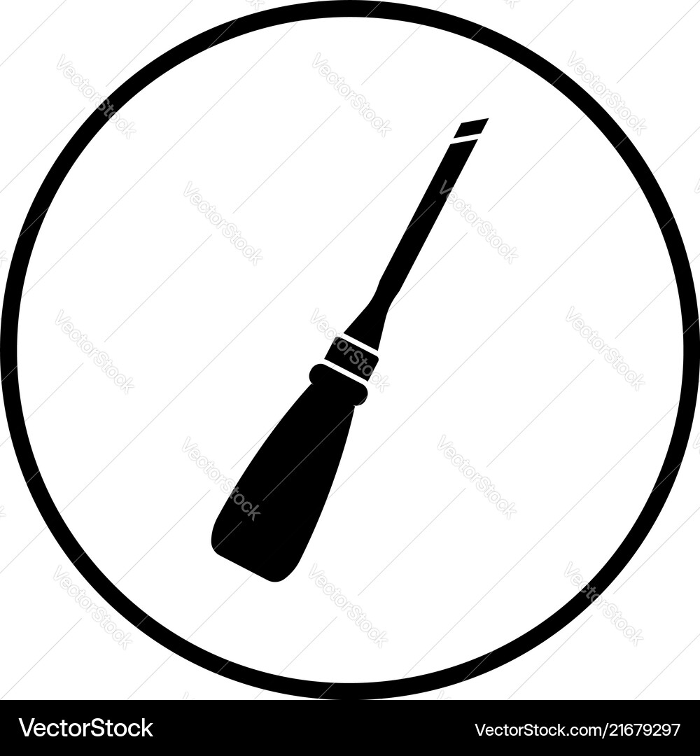 Chisel icon Chisel icon Vector Image