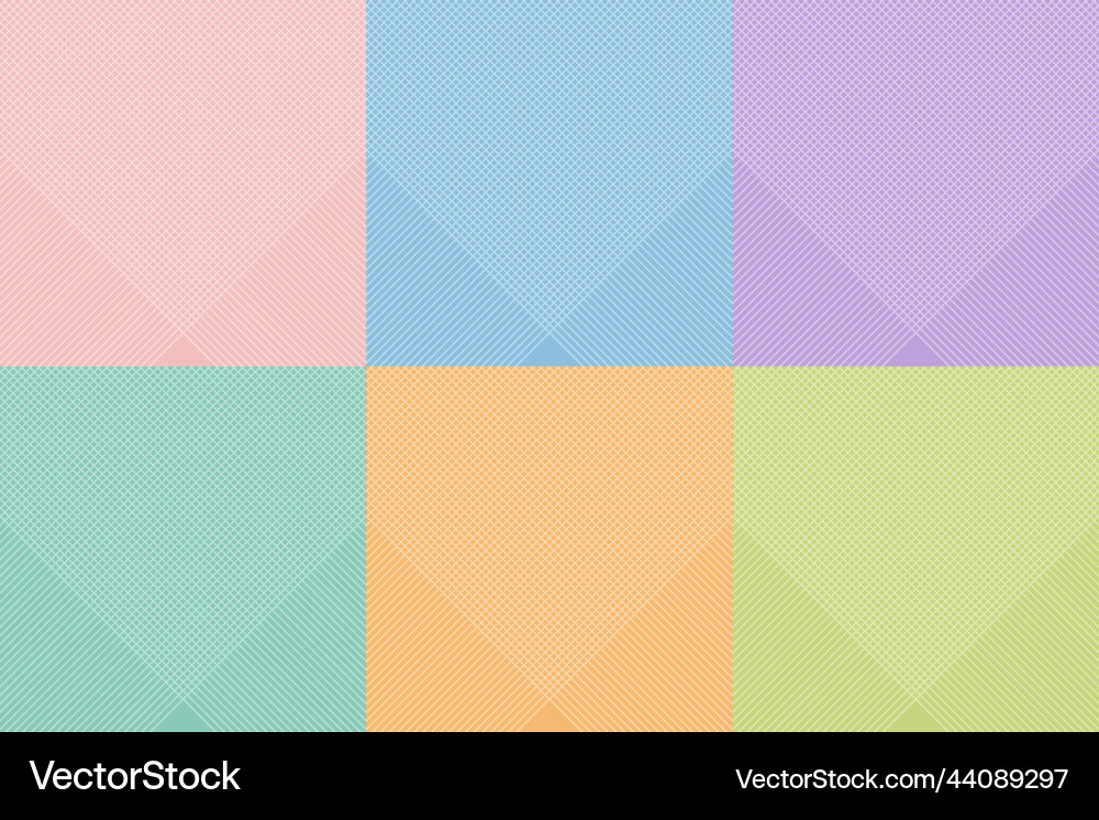 Set of modern abstract lines grid pattern Set of modern abstract lines grid pattern vector image
