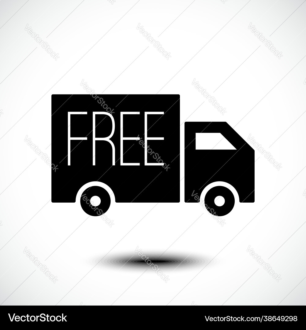 Free delivery icon Free delivery icon vector image