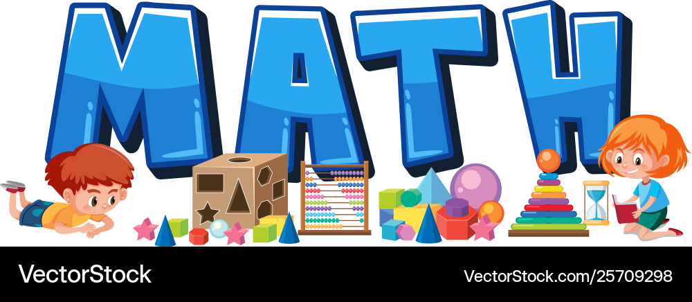 Set math object vector image