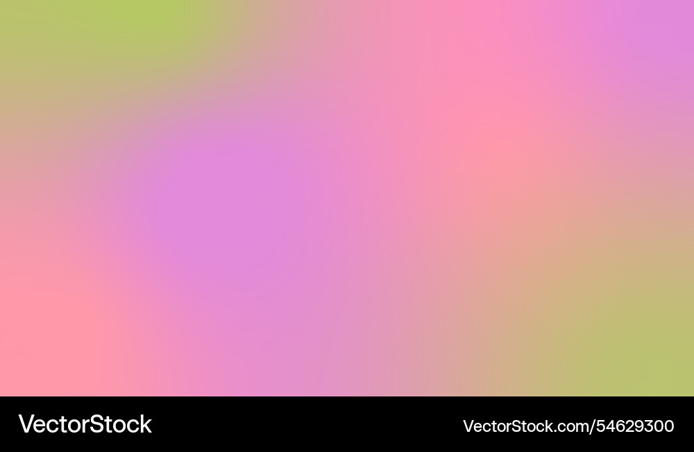 Abstract blur gradient background soft green pink Vector Image