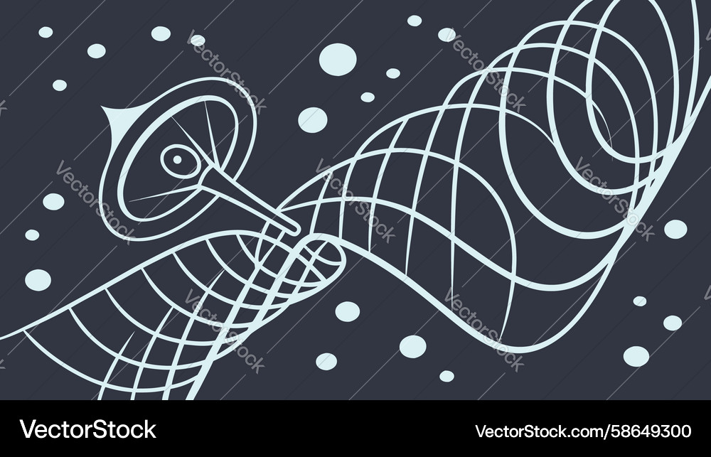 Abstract flowing lines dynamic artistic motion Vector Image