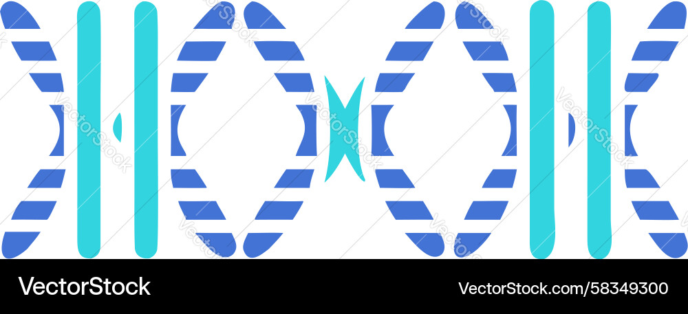 Abstract Interlocking Shapes Pattern Vector Image